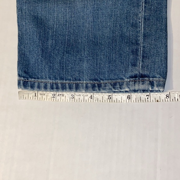 Lucky Brand Women’s Size 12 / 31 Sugar Baby Crop Denim Blue Jeans - Picture 13 of 14